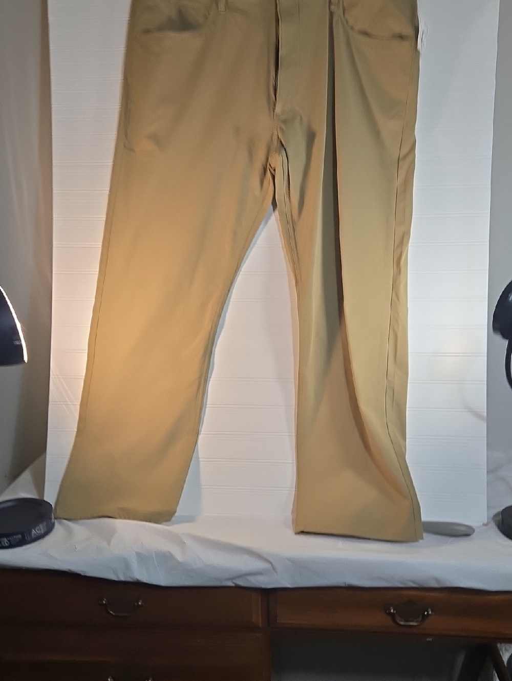 Men's Classic Straight Fit Pants in Khaki